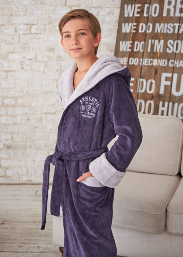 Халат подростковый Atletik junior navy