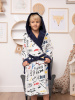 Халат детский Graffity kids navy